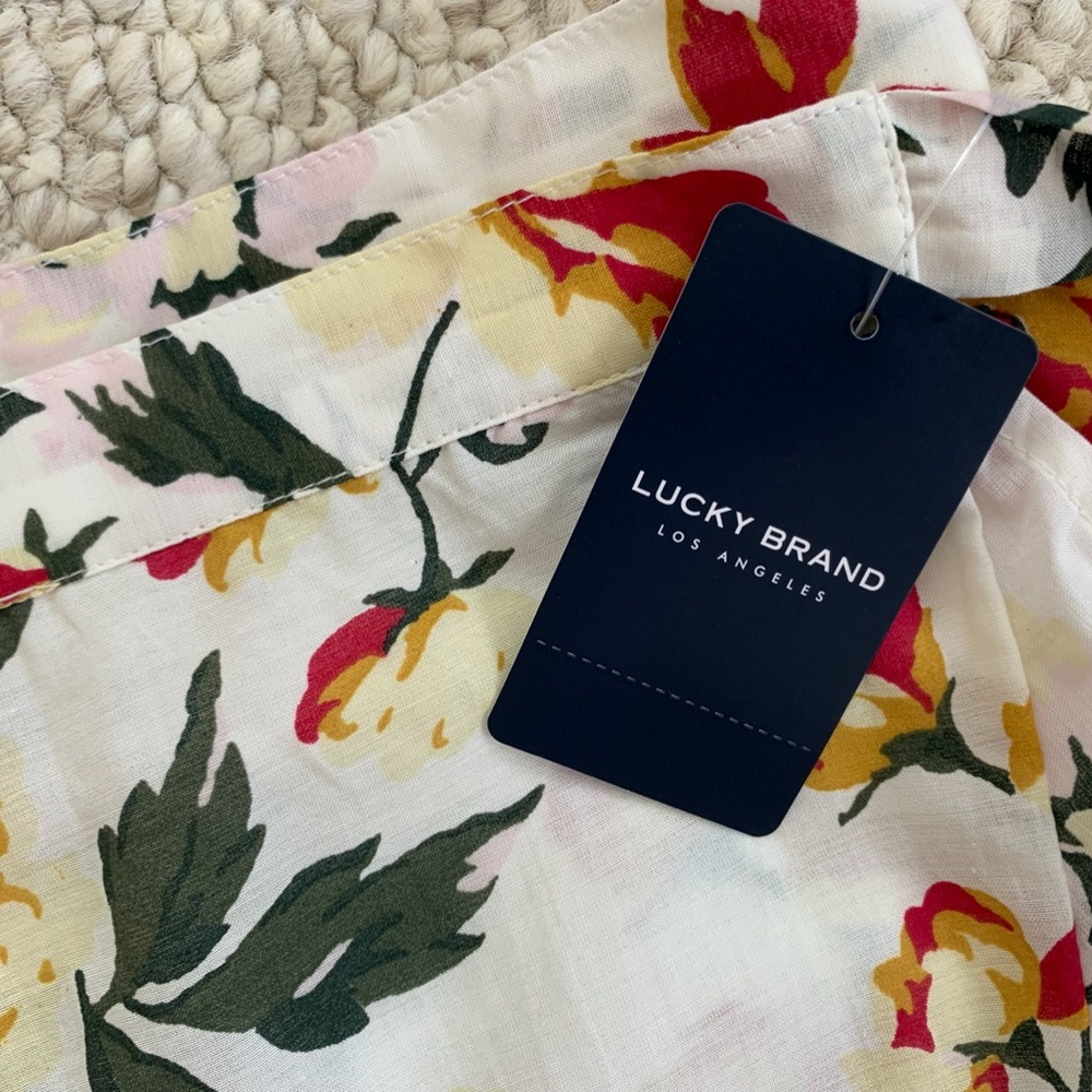 NWT Lucky Brand Wrap-around Print Skirt Sz L - Picture 4 of 9